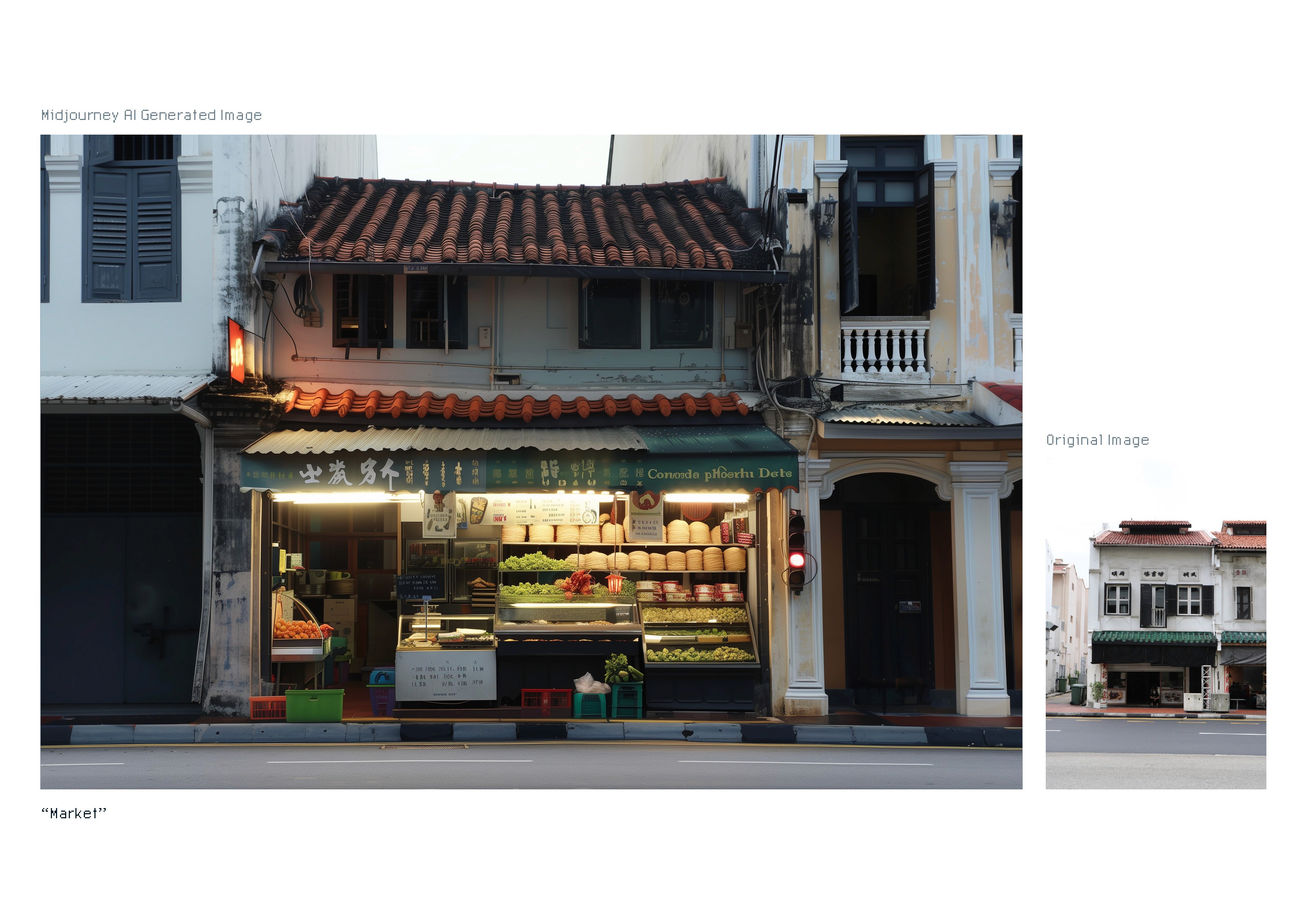 A food store along the road