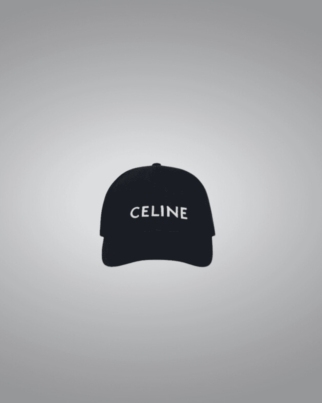 Celine Baseball Cap in Black