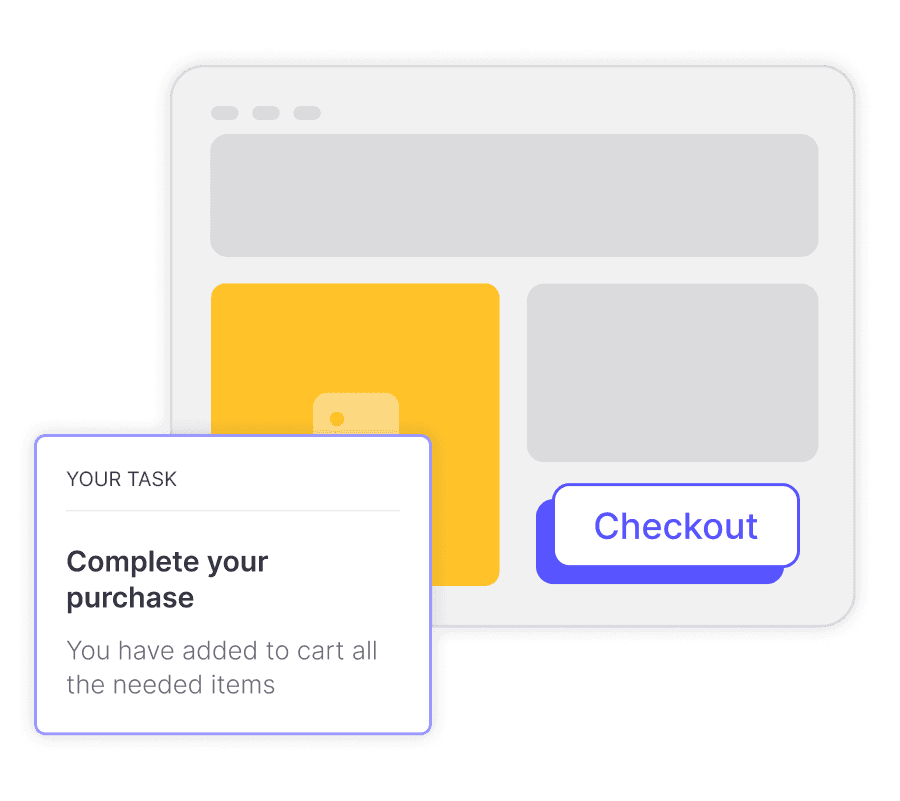 Representation of a testing task with Useberry.