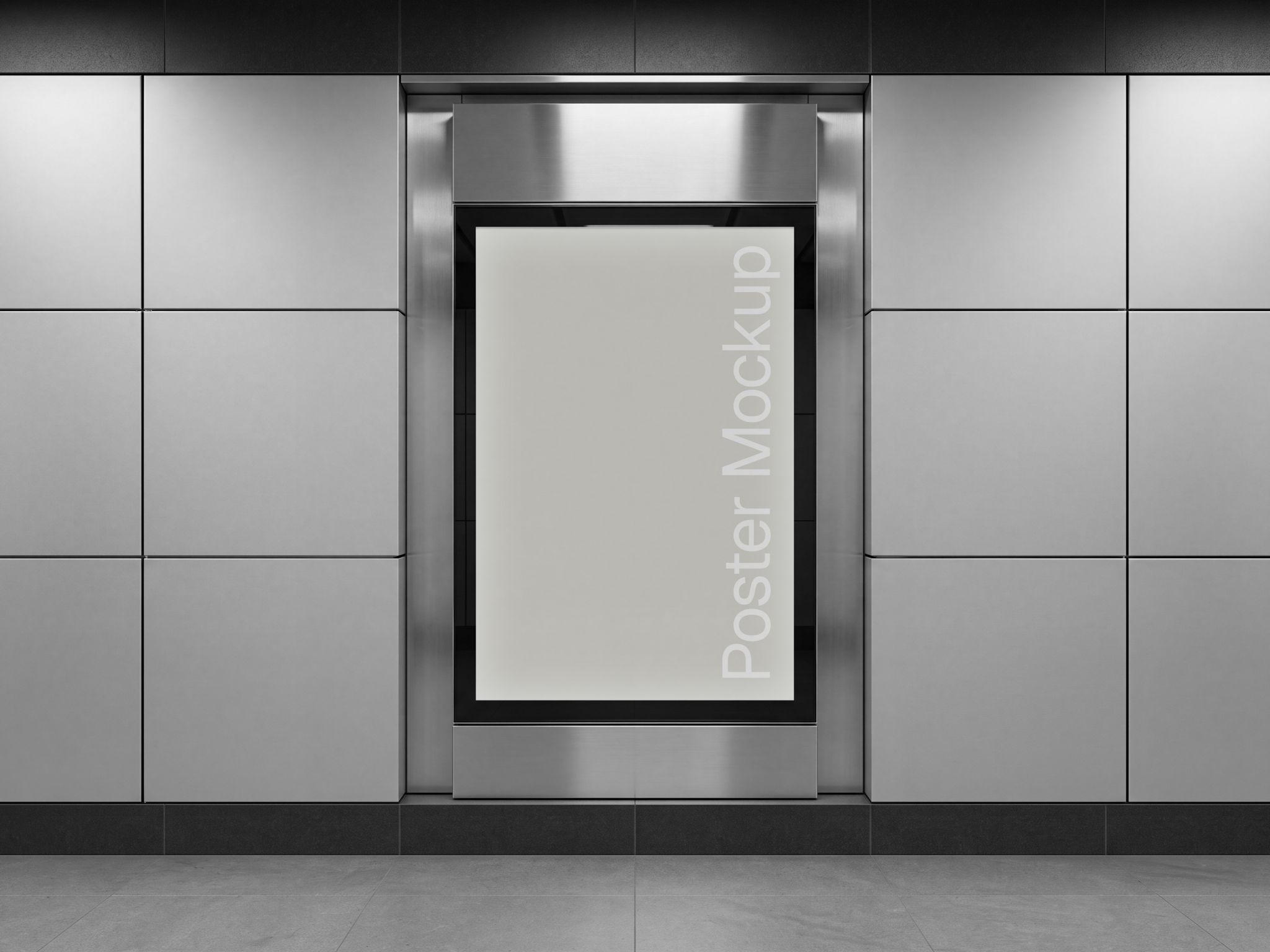 Lightbox mockup PSD