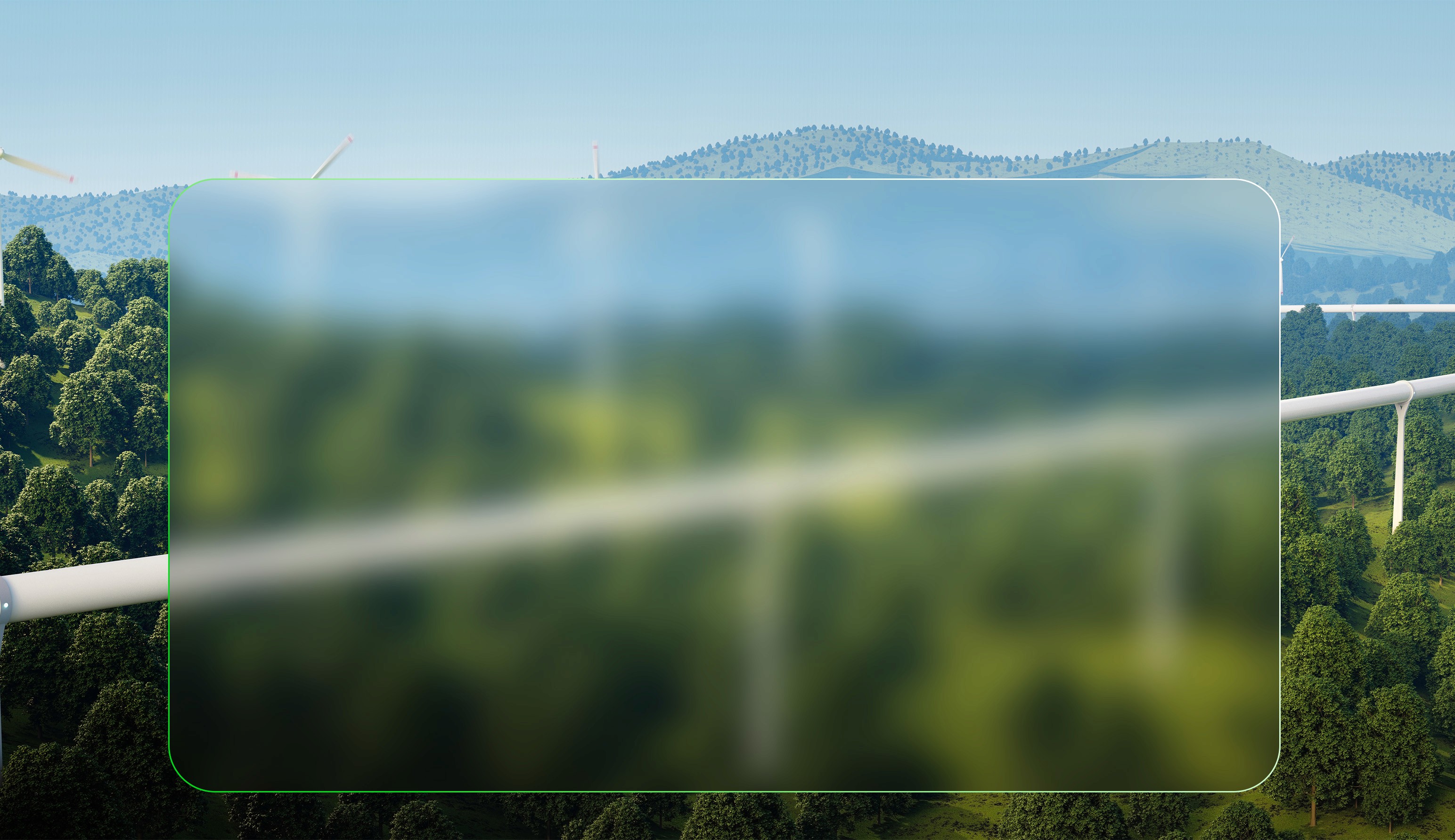 Blue chemical Solution beaker