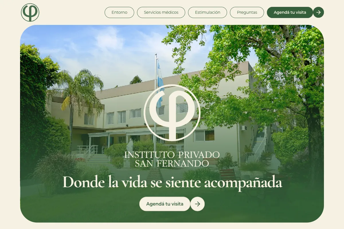 Arvox Studio - Diseño web de Instituto Privado San Fernando