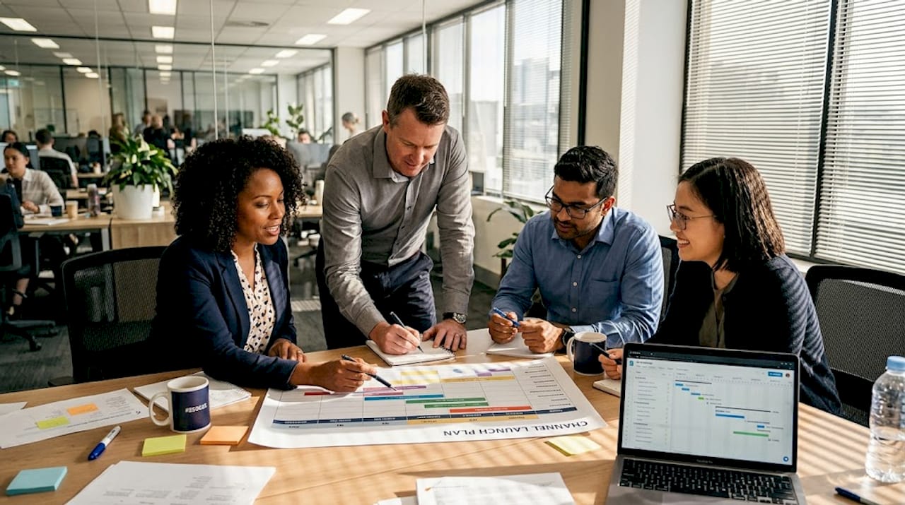 Team collaborates on integration project roadmap