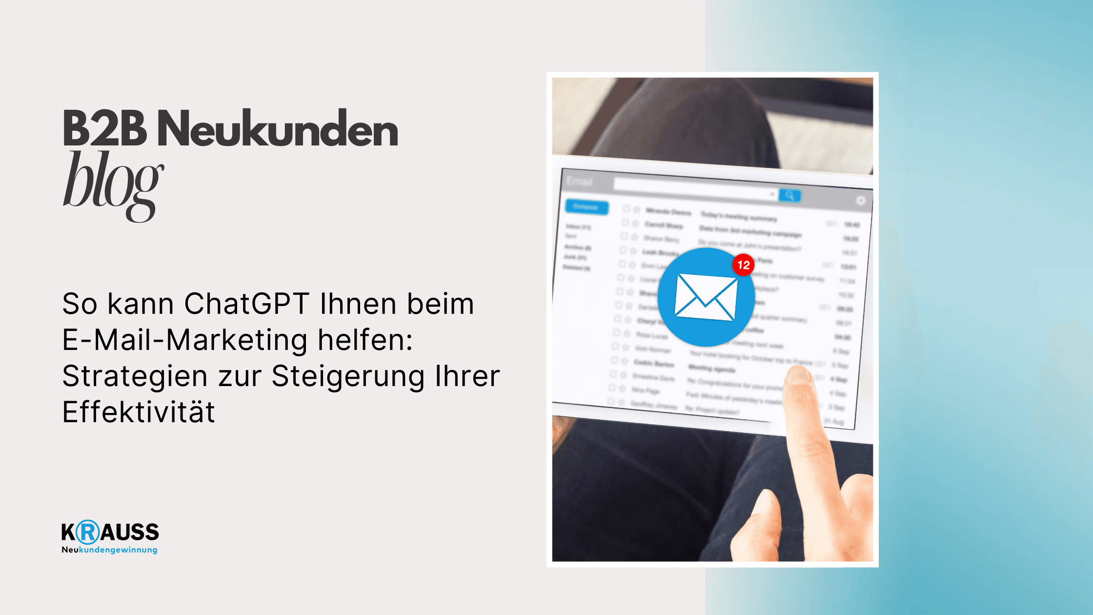 So kann ChatGPT Ihnen beim E-Mail-Marketing helfen: Strategien zur Steigerung Ihrer Effektivität