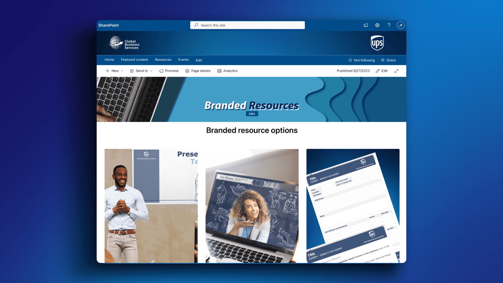 UPS Branded Resources