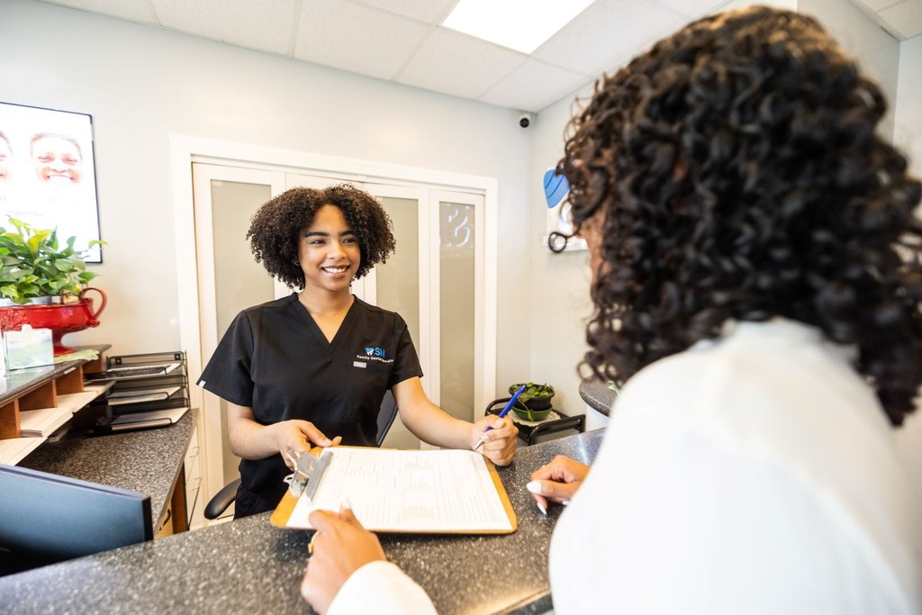 SN Family Dental Reception Patient Care Newark NJ