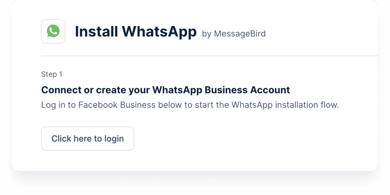 WhatsApp Business | MessageBird