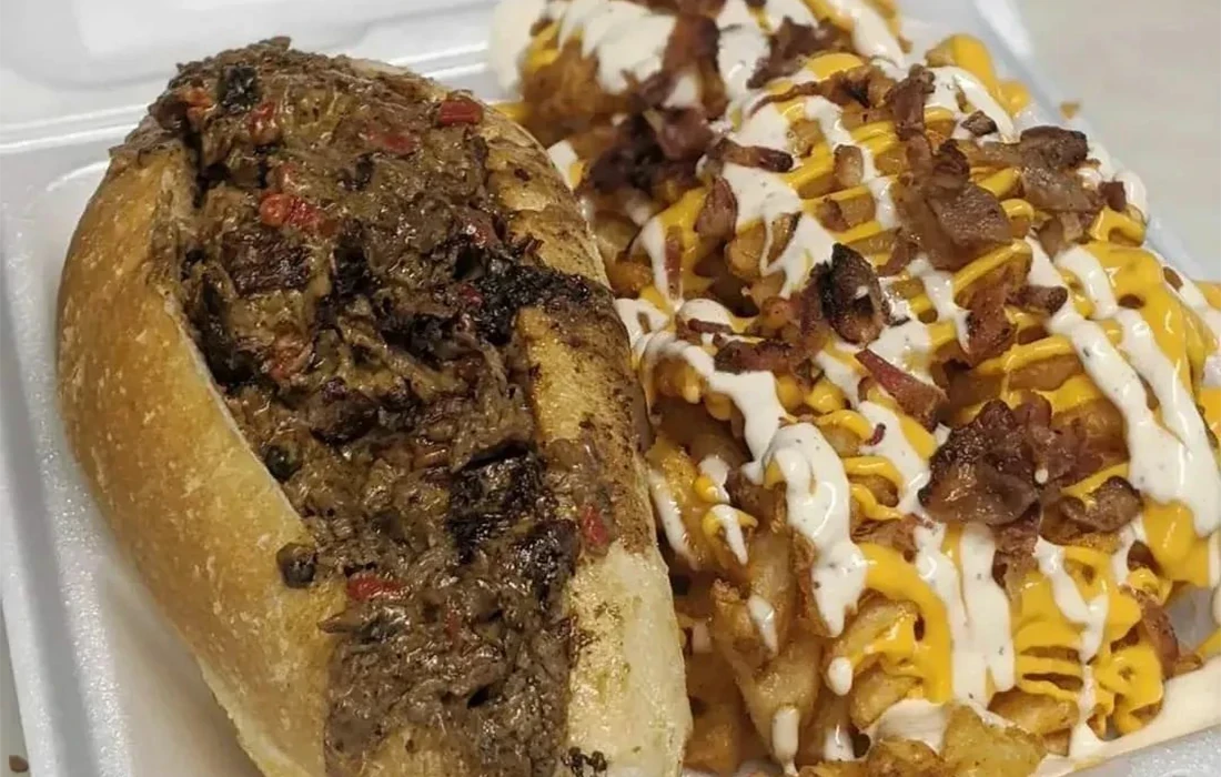 Cheesesteak and Fries