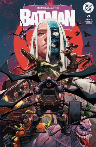 Front cover of Absolute Batman #21 SANTA FUNG Exclusive Trade Dress comic book variant featuring Batman artwork by SANTA FUNG.