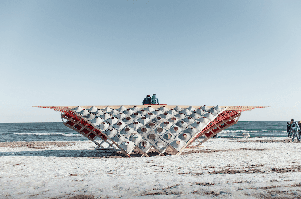 Elevational perspective of Swinter Station