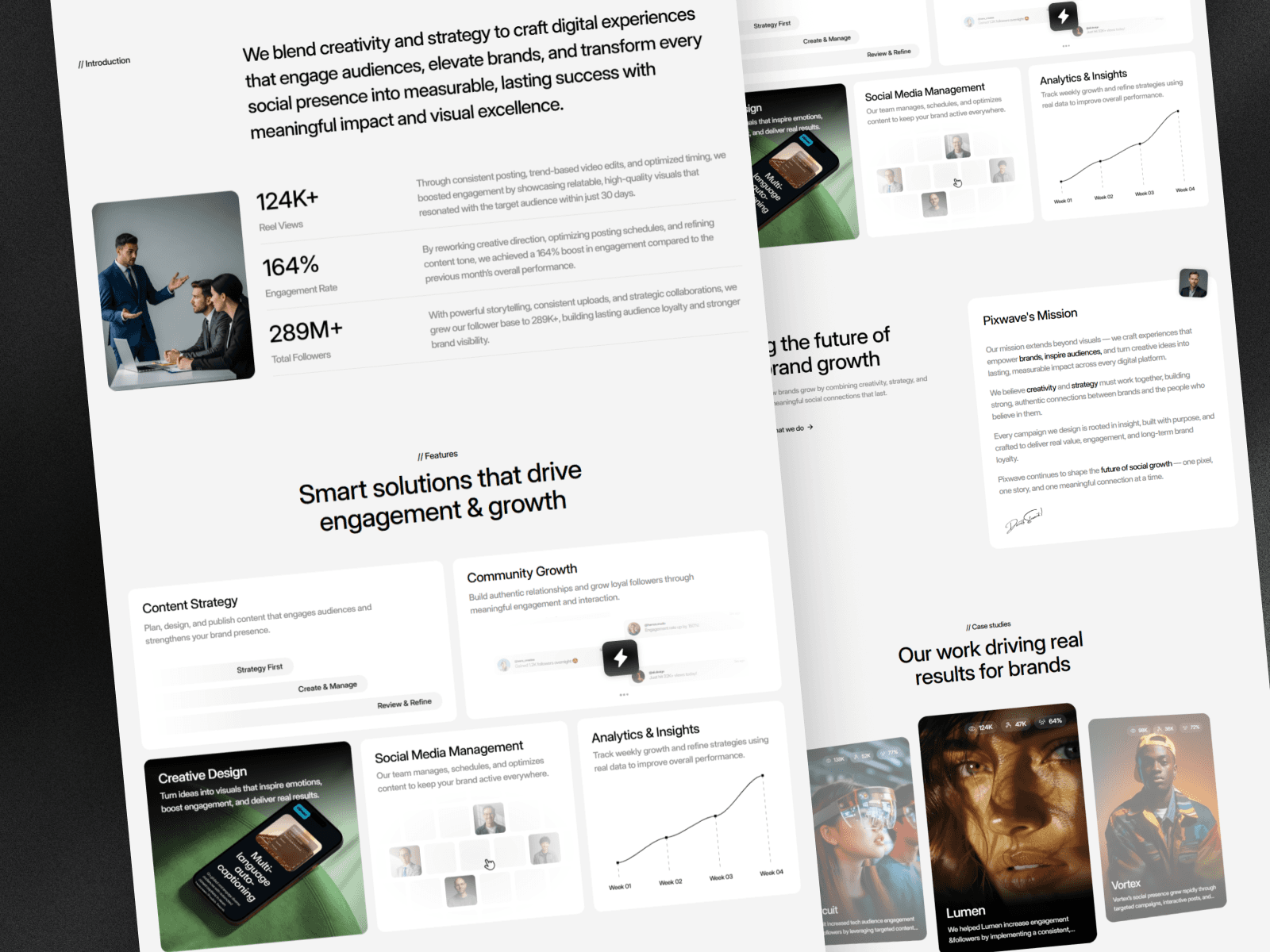Pixwave Framer Agency Template