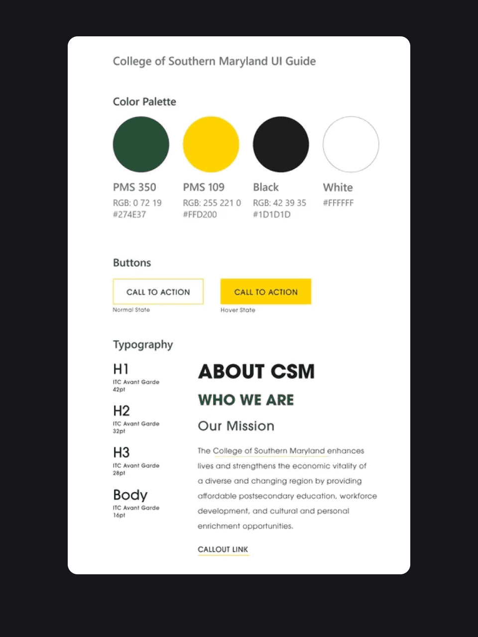 CSMD Design Styles