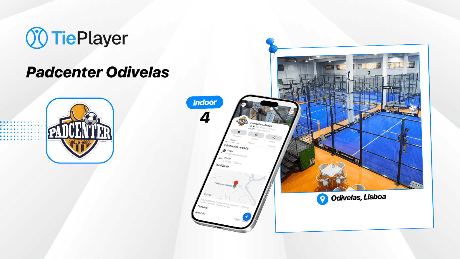 Book a padel court at Padcenter Odivelas