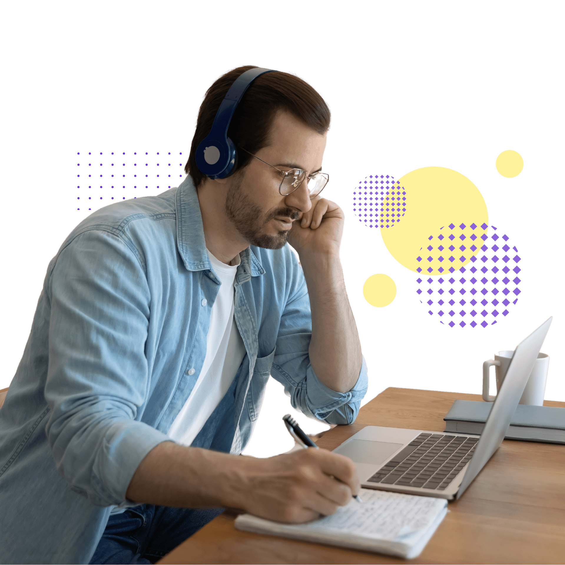 Illustration of nonprofit executive directors connected in a peer network