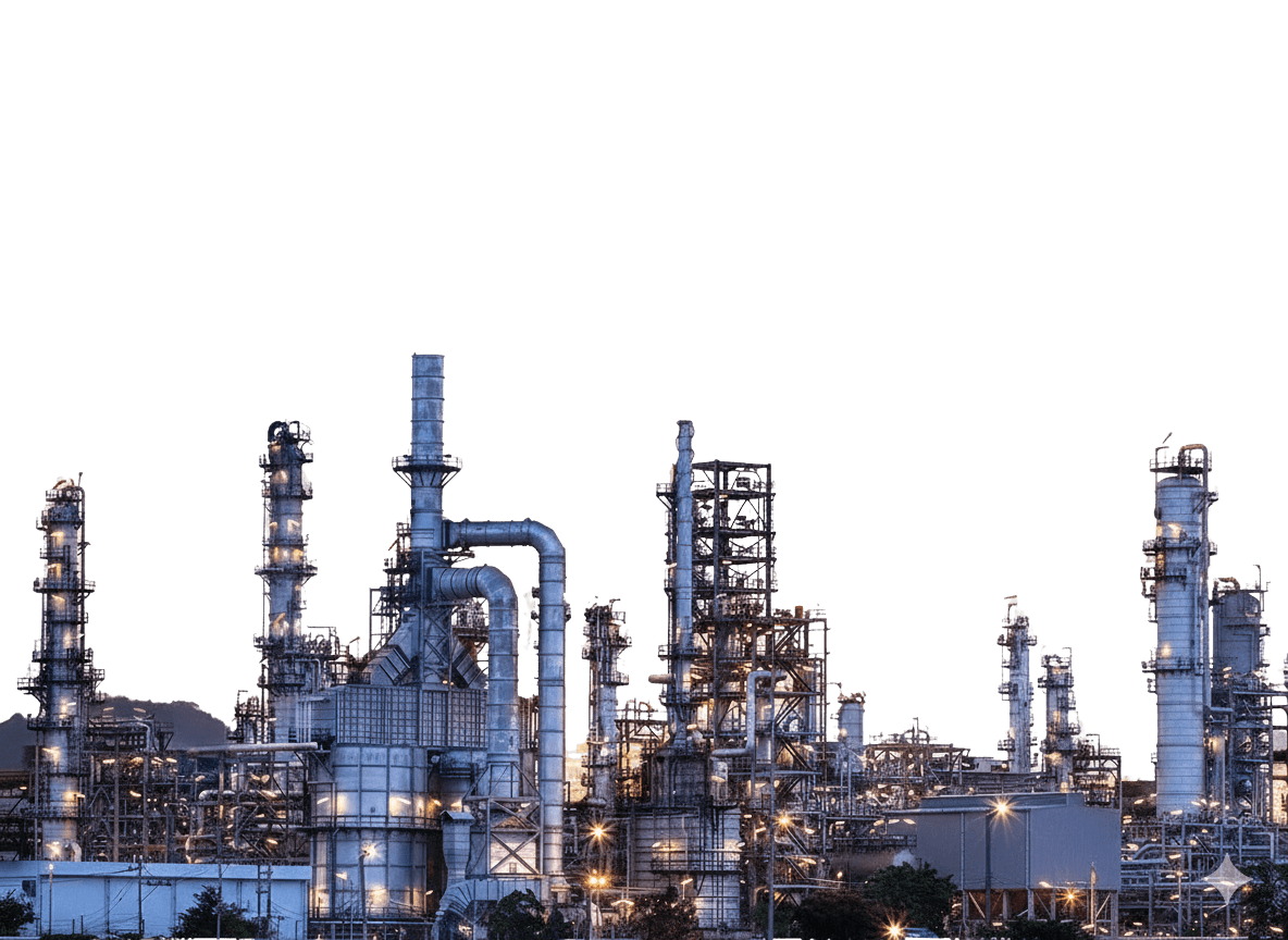 Oil refinery gas detection