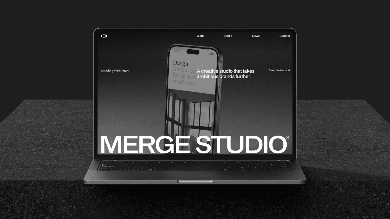Merge Studio — Minimal Framer template for agencies and studios