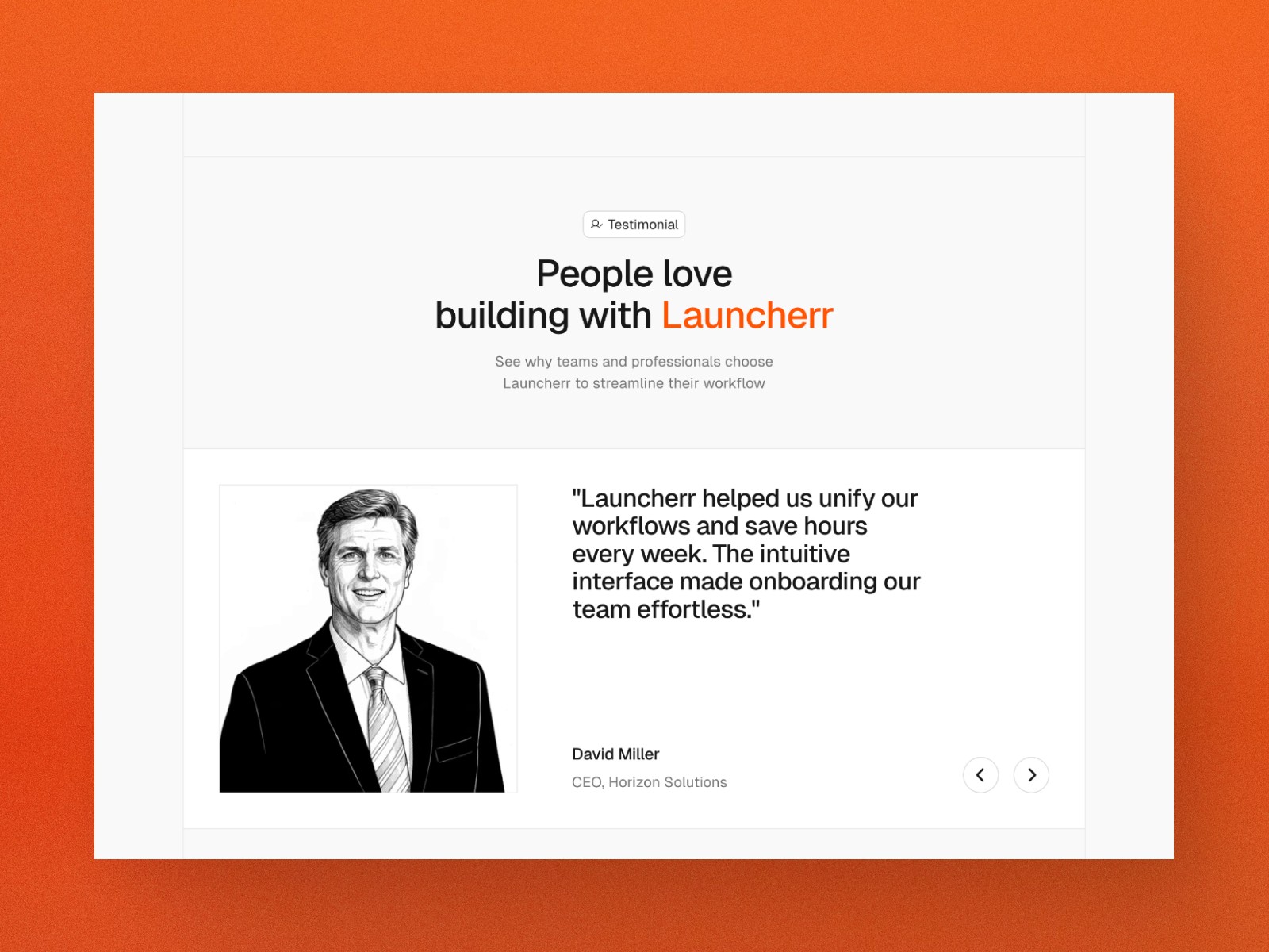 Launcherr — 极简现代 SaaS 产品官网设计灵感