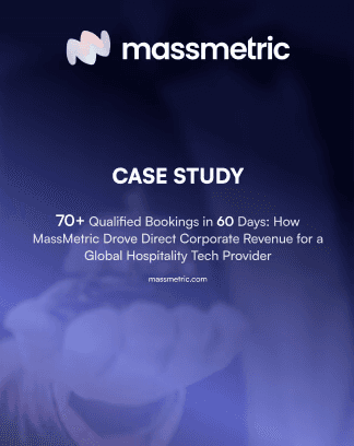 MassMetric hospitality tech bookings case study