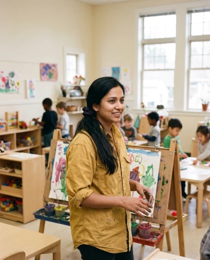 Priya Raman, preschool lead