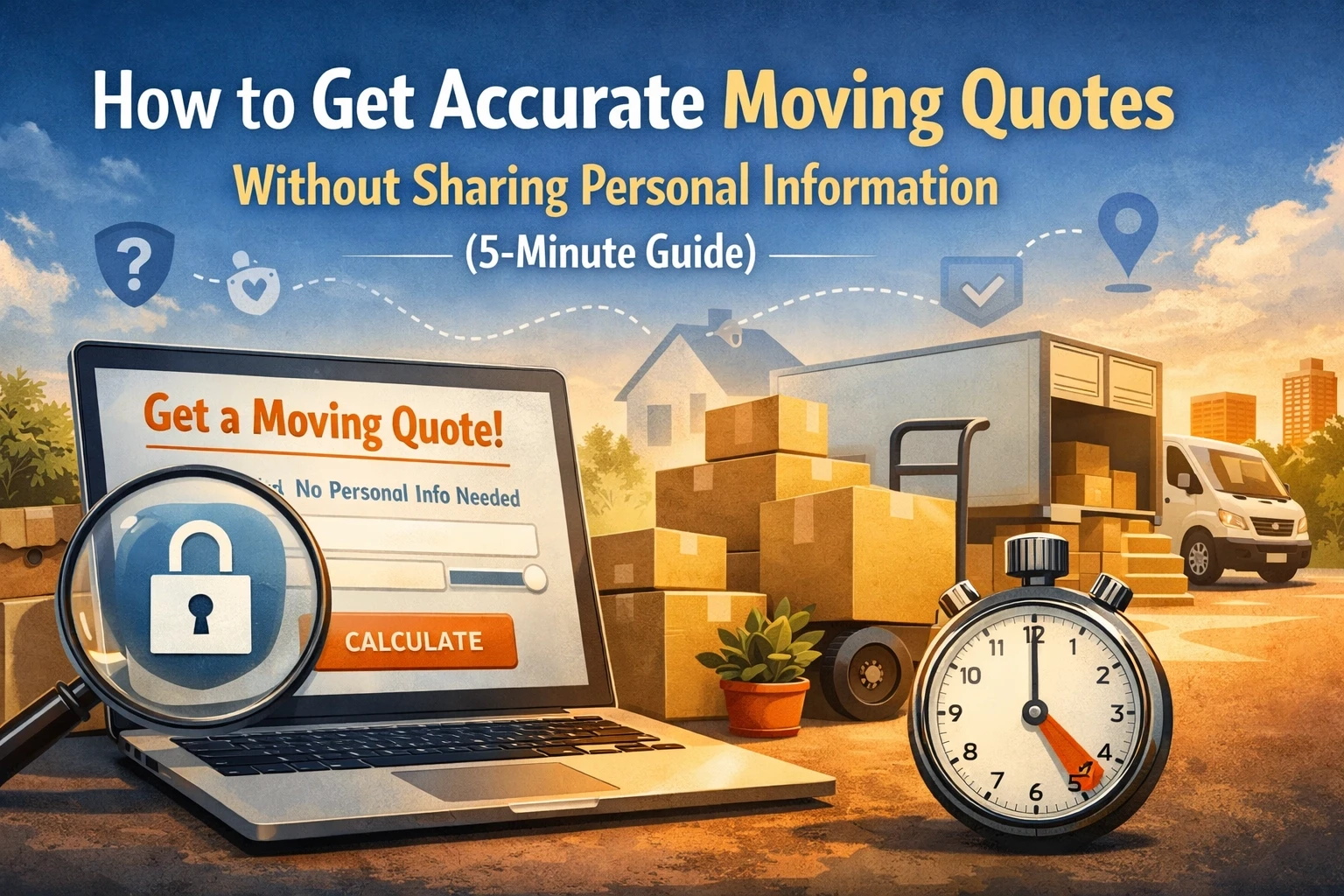 How to Get Accurate Moving Quotes Without Sharing Personal Information
