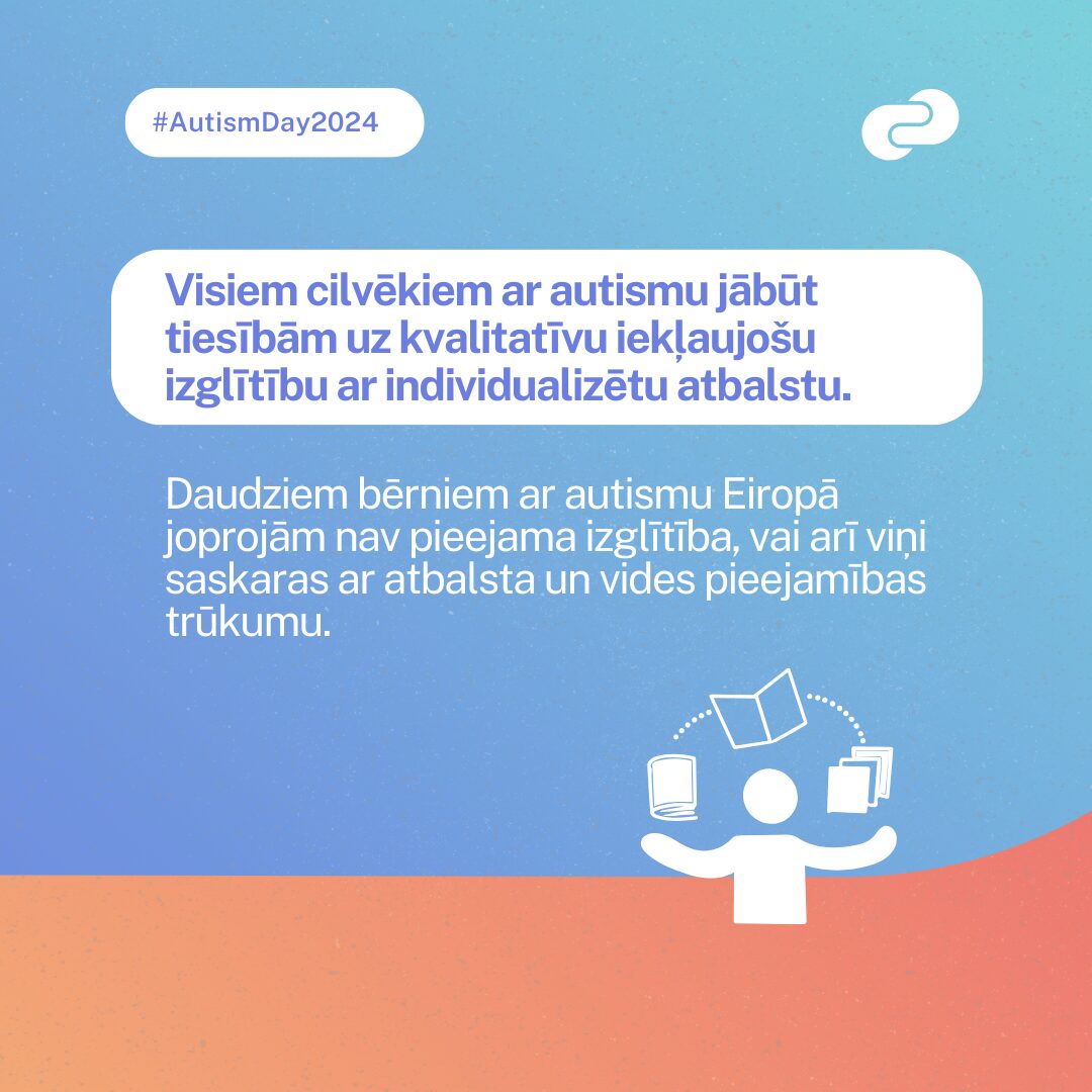 Autismu dienas 2024 plakāts