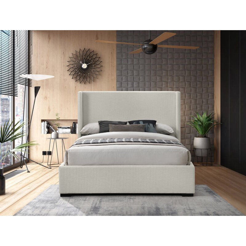 Experience superior quality with the tachani upholstered bed, crafted for durability and style.