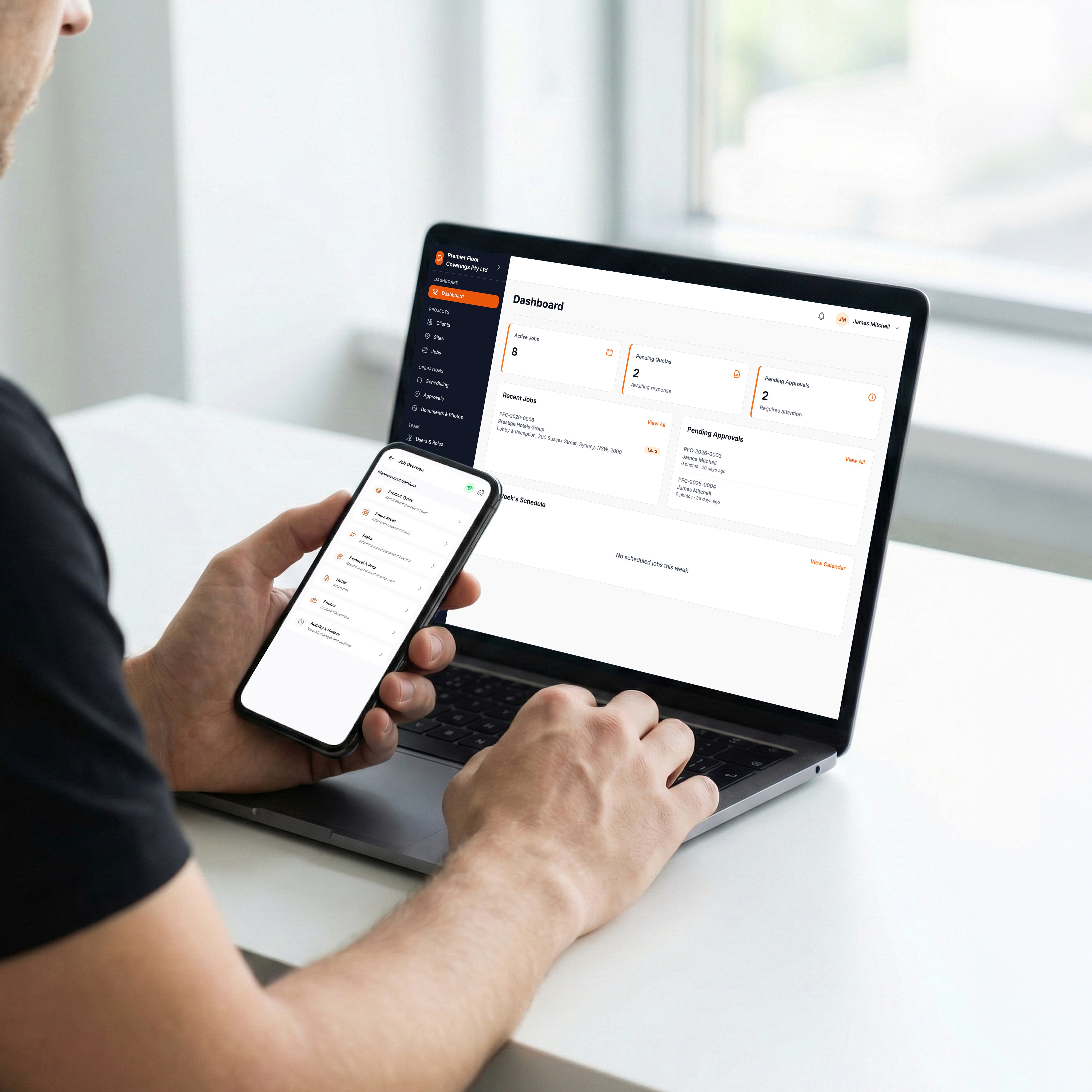 Register and download the app