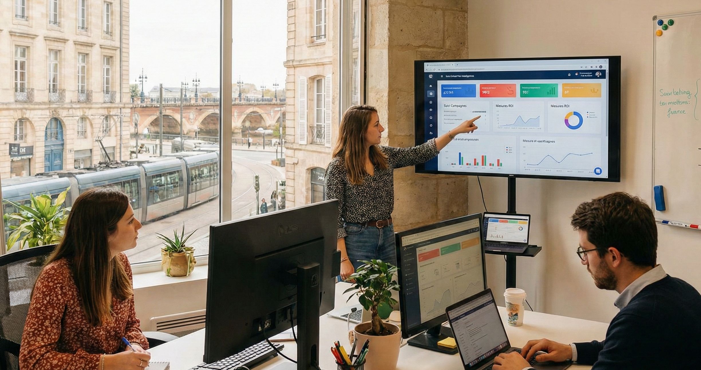 une agence bordelaise qui travaillent sur le suivi de campagnes marketing