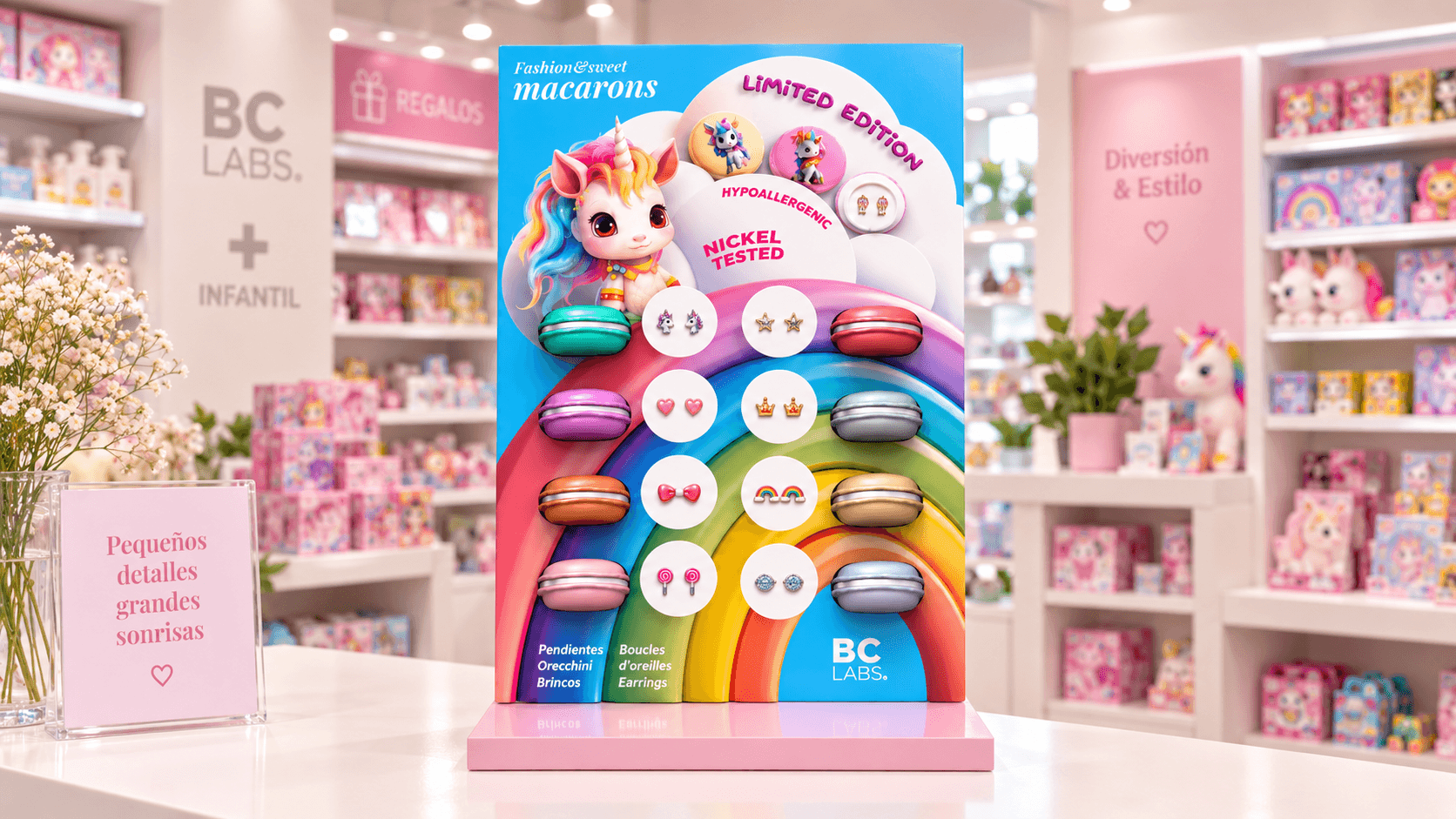 BCLABS Unicorn display