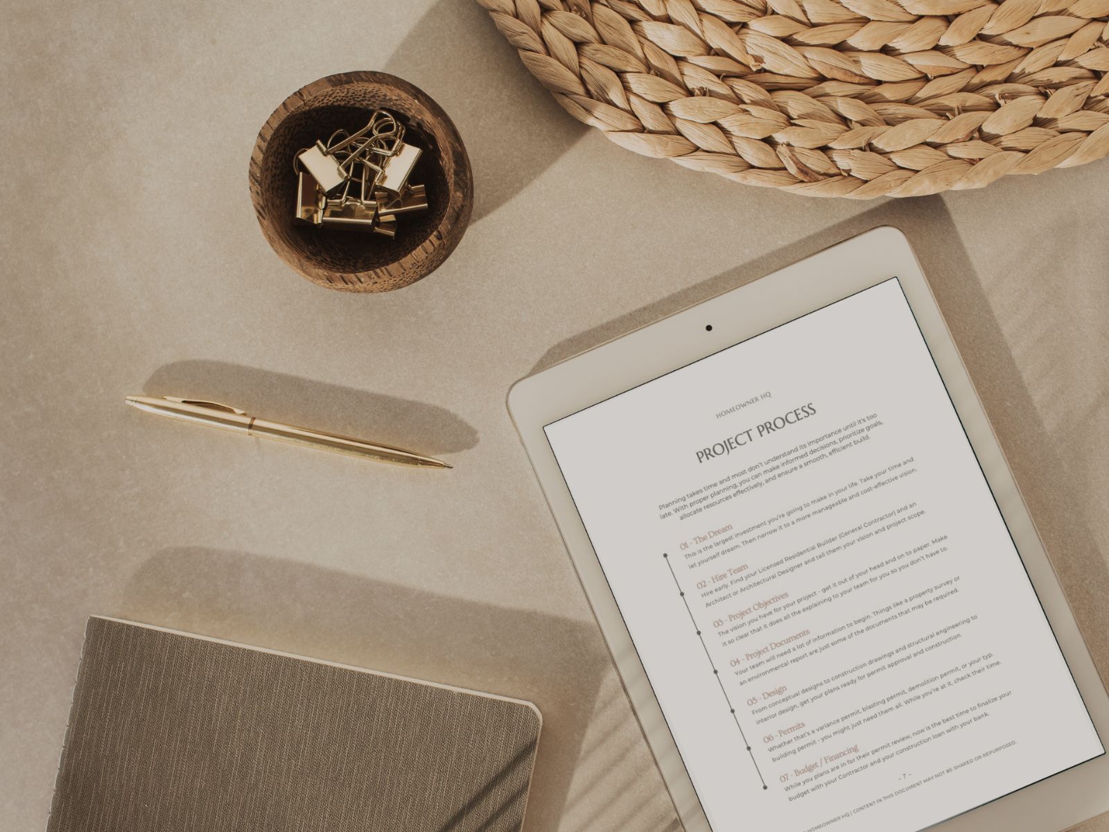 home project process guide and checklist free download | homeowner hq