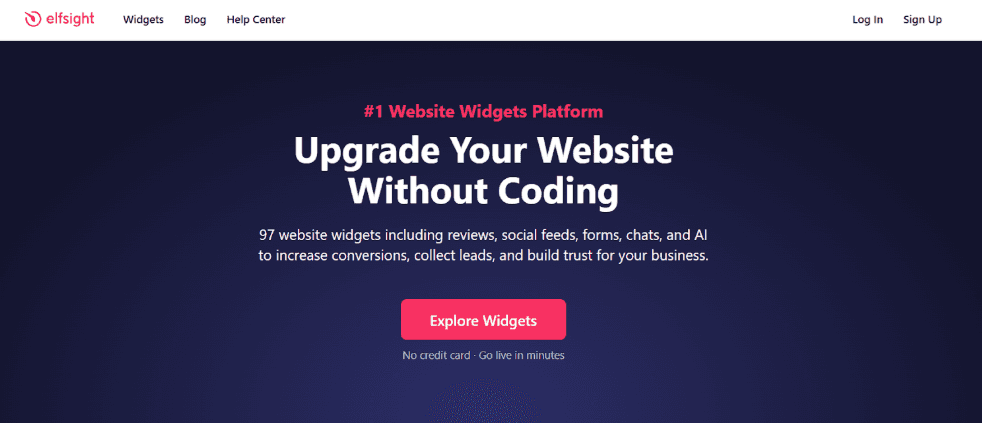 elfsight instagram widget tool
