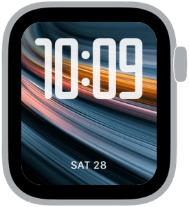 blur studio Apple Watch face preview 2 featuring abstract and gradient.