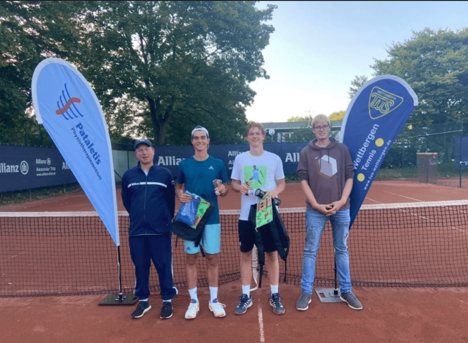 Sportveranstaltung Tennis von uns gesponsort  
