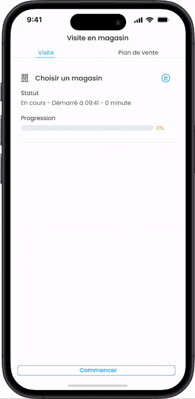 Exemple d'assortiment produit dans l'application Sidely