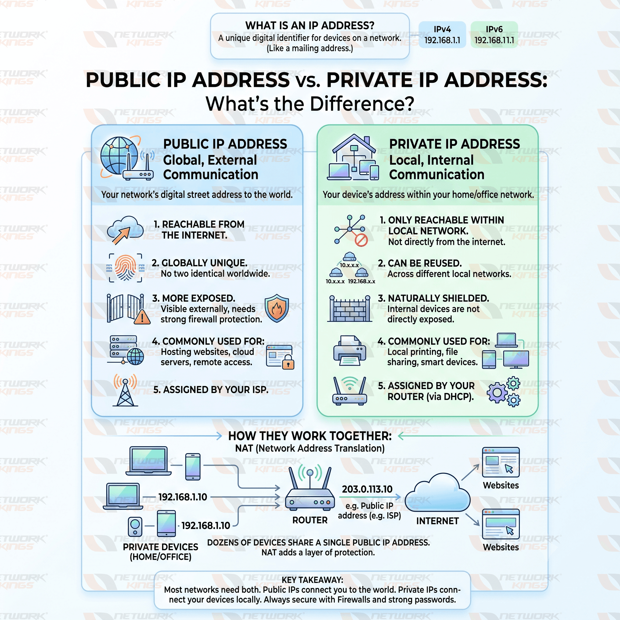 Public IP Address vs Private IP Address