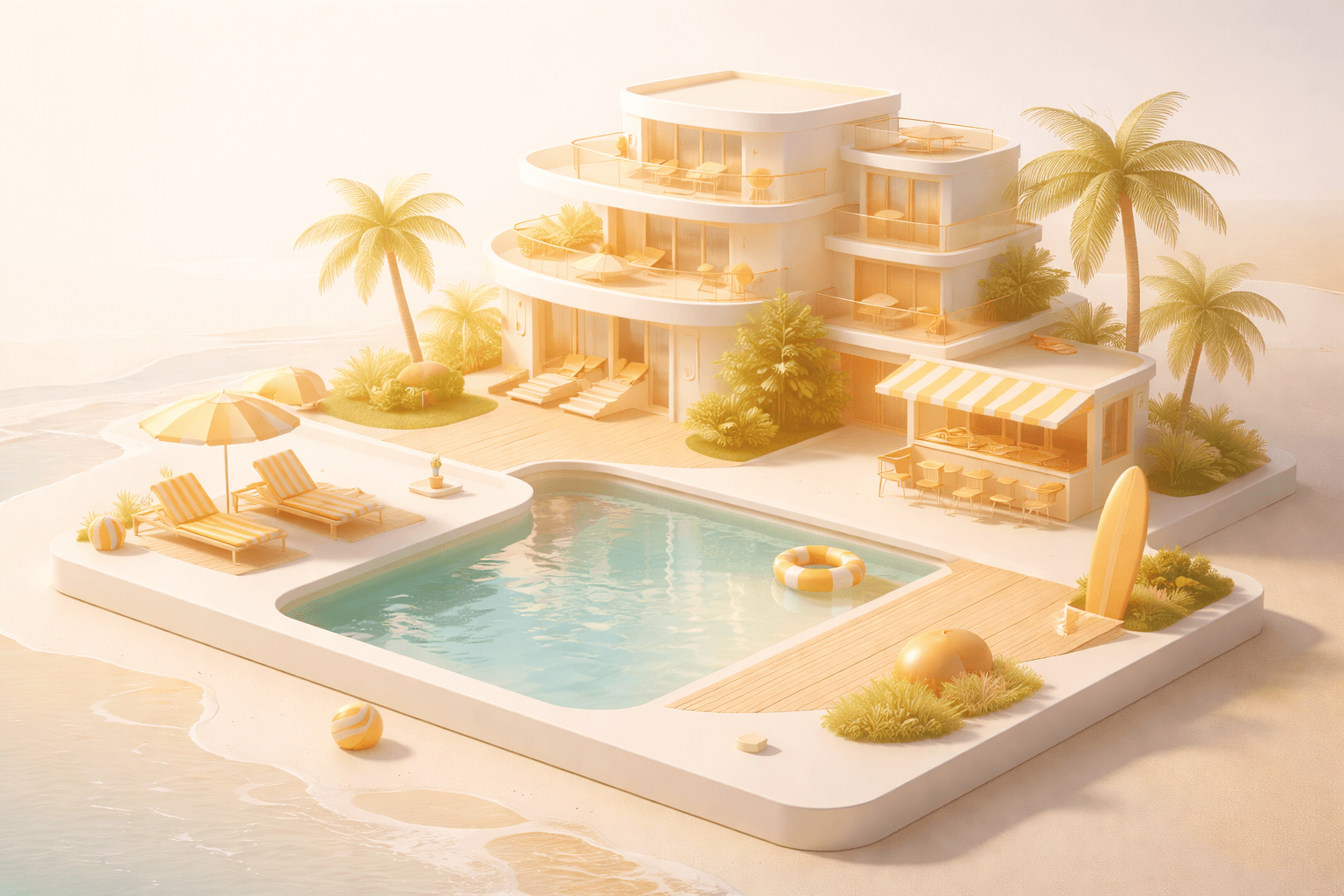 Разработали промо-сайт Waves Here для авторских серф-кэмпов и путешествий у моря