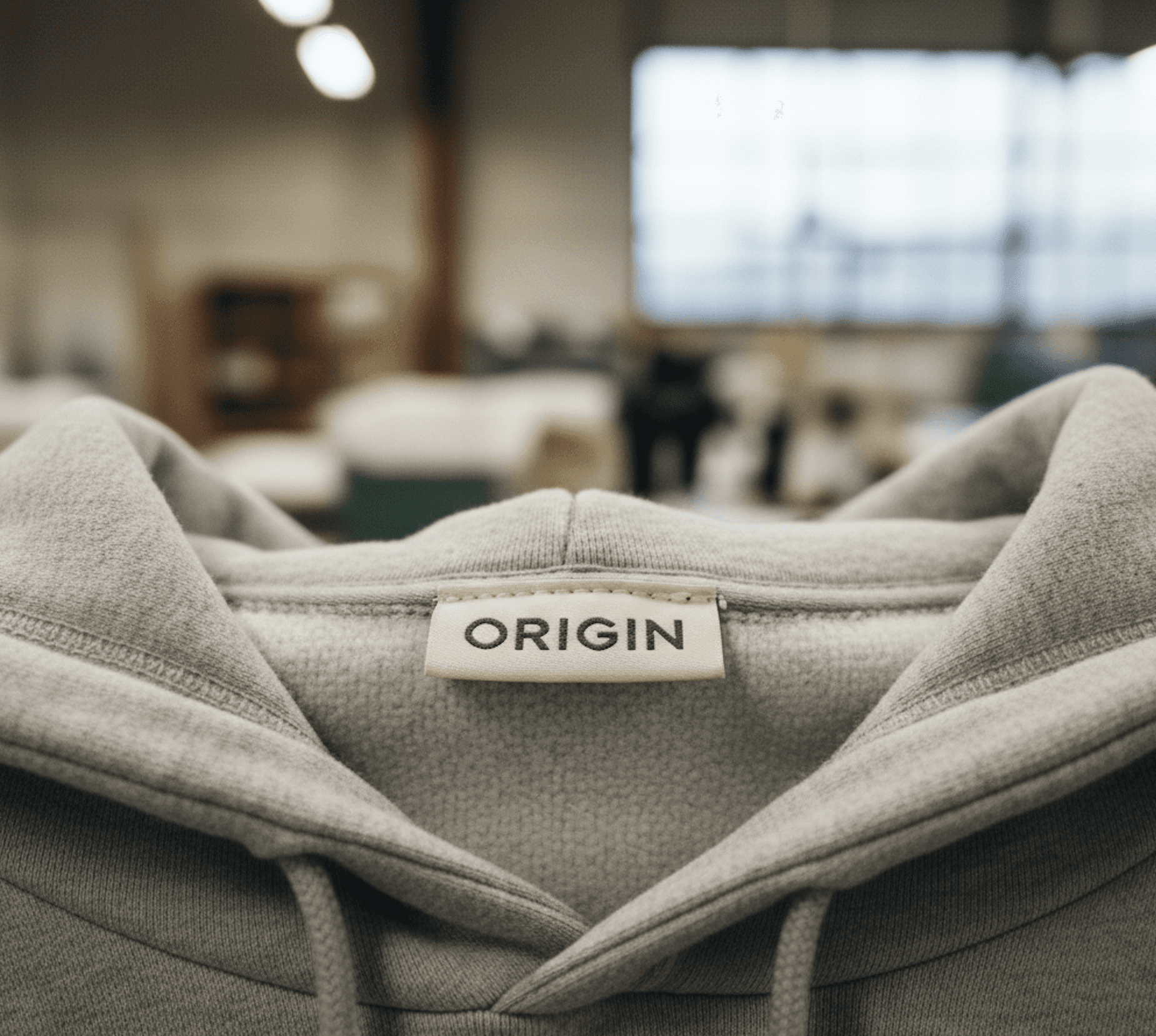 Custom back neck woven label