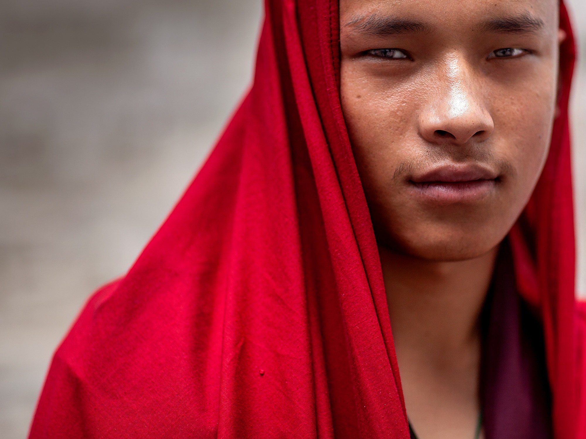 The Gaze of Stillness: A Sacred Moment in Bagan