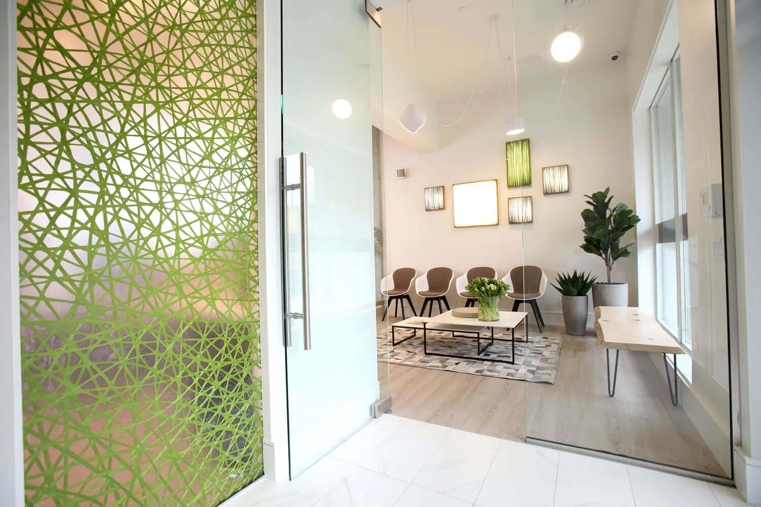 Dental reception area at Midtown Dental Studio on Eglinton in Midtown Toronto, Ontario | Best Dentist in Midtown Toronto, Ontario