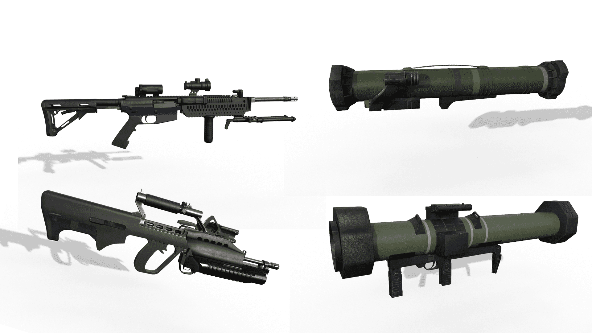 Terra – Weapon Assets (3D Modeling & Texturing)