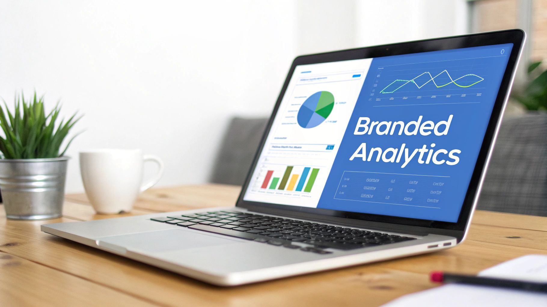 Branded dashboard illustration