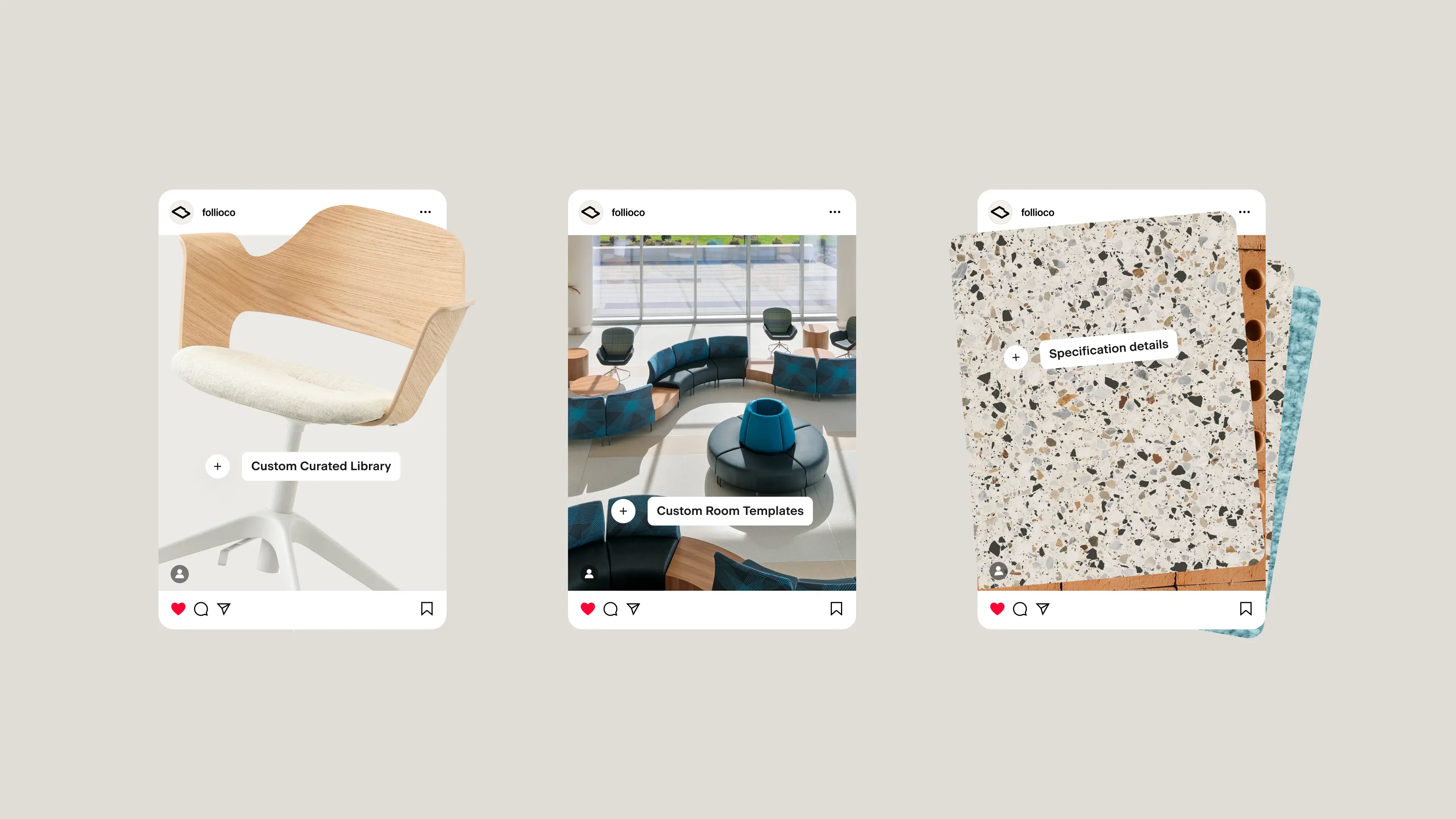 Follio instagram posts