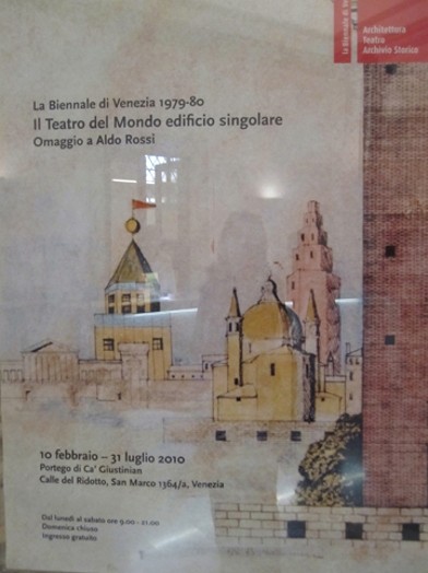 A photo of some building drawings from Venice.