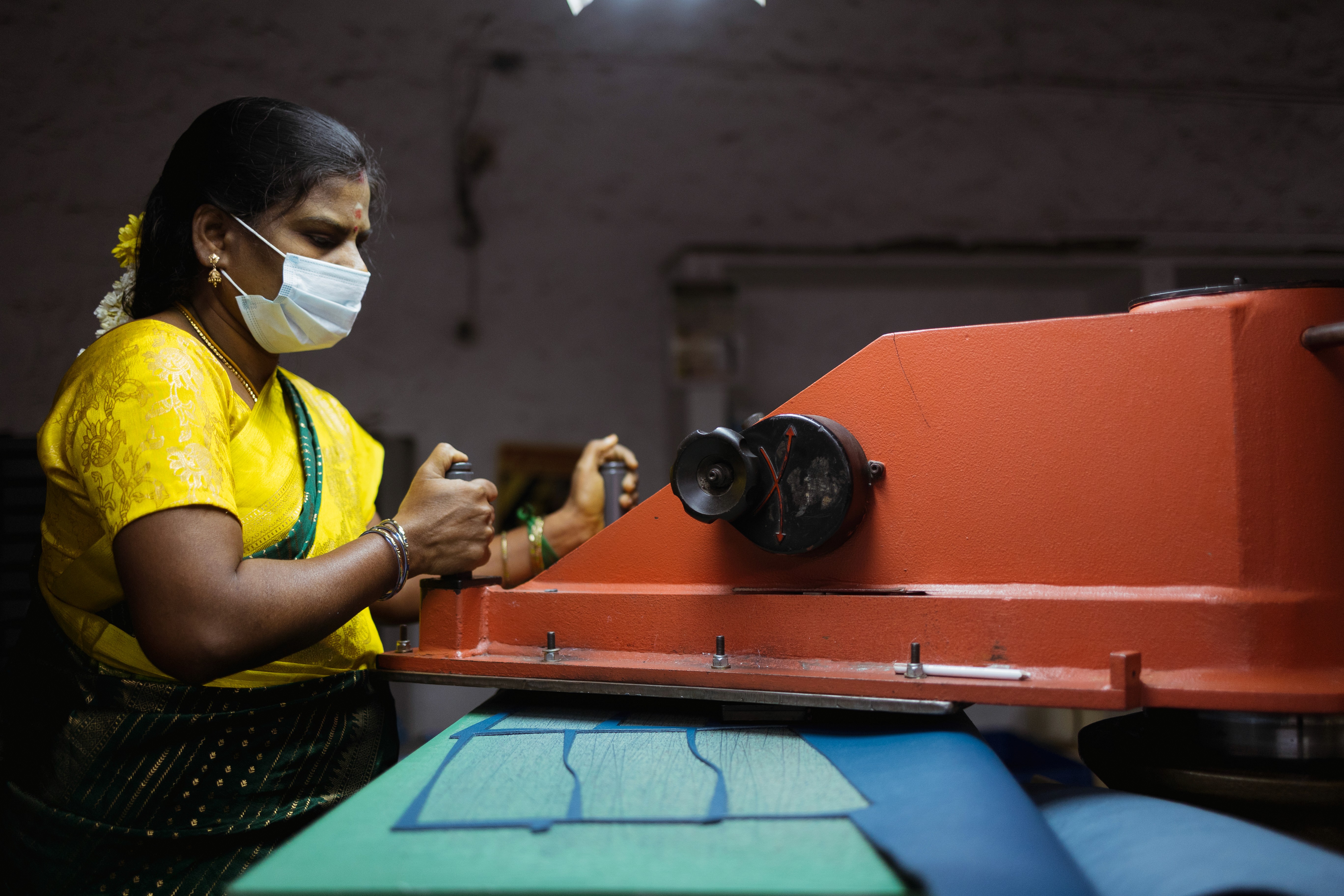 Worker at Padmash Facility Image