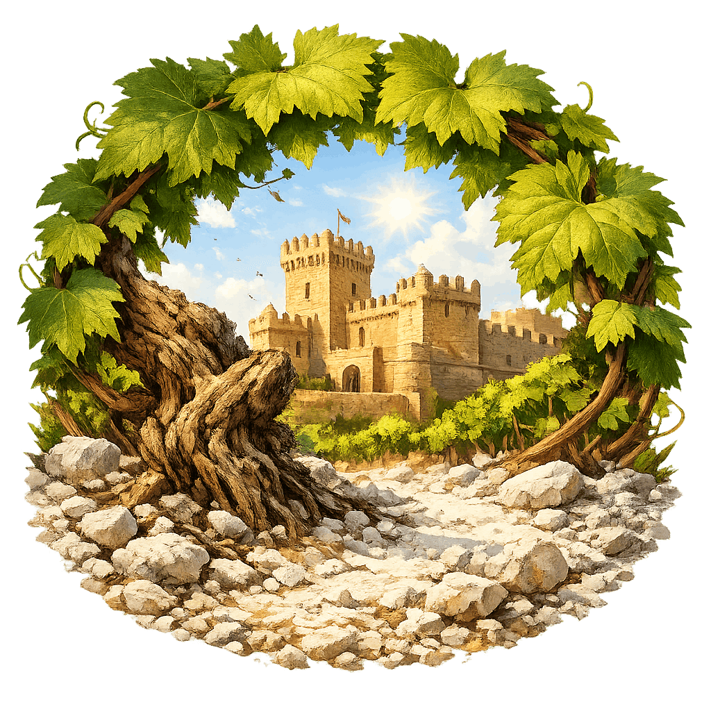 Detailed graphic of the El Puerto de Santa María wine region.