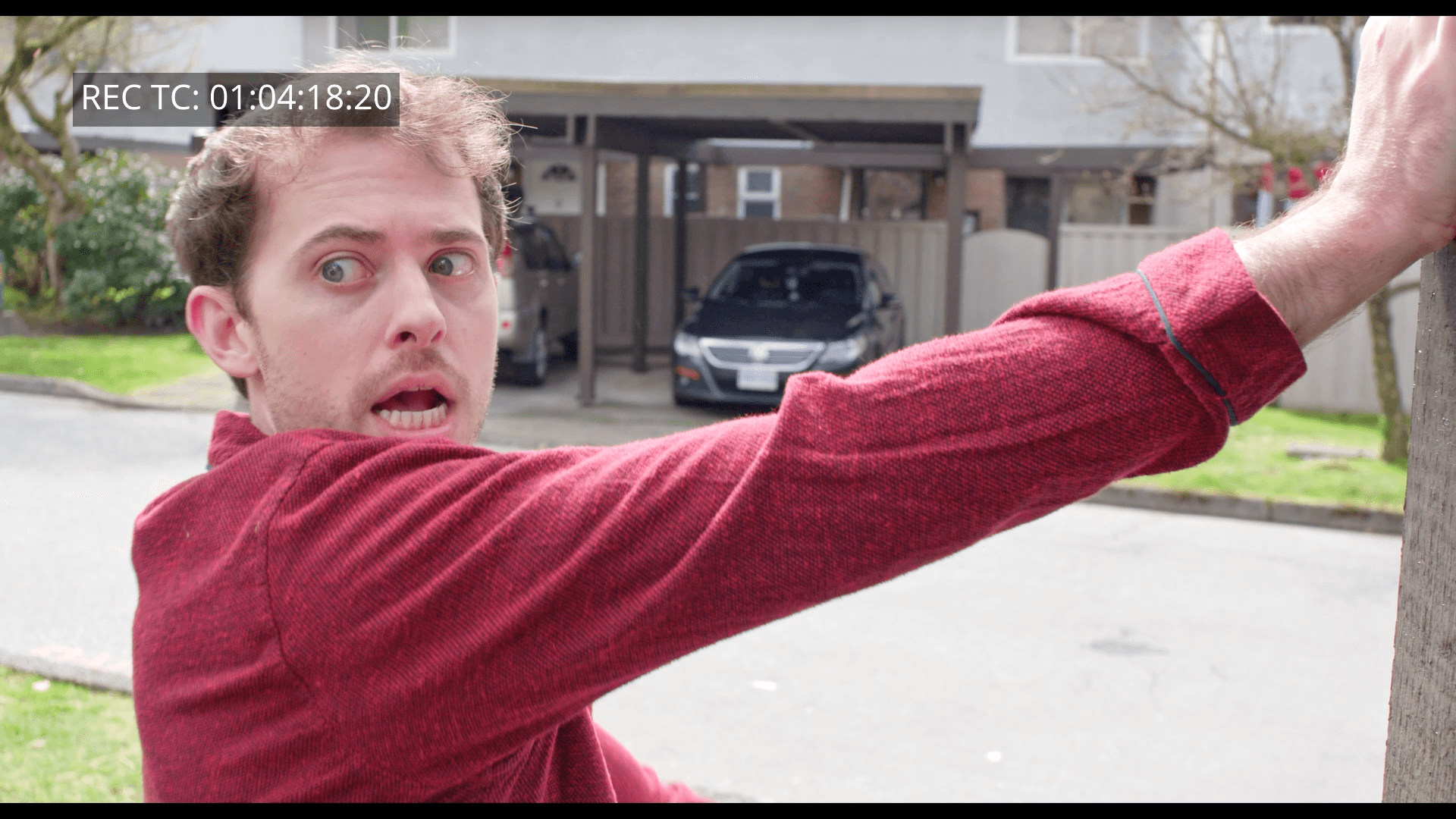 a woman with flowers