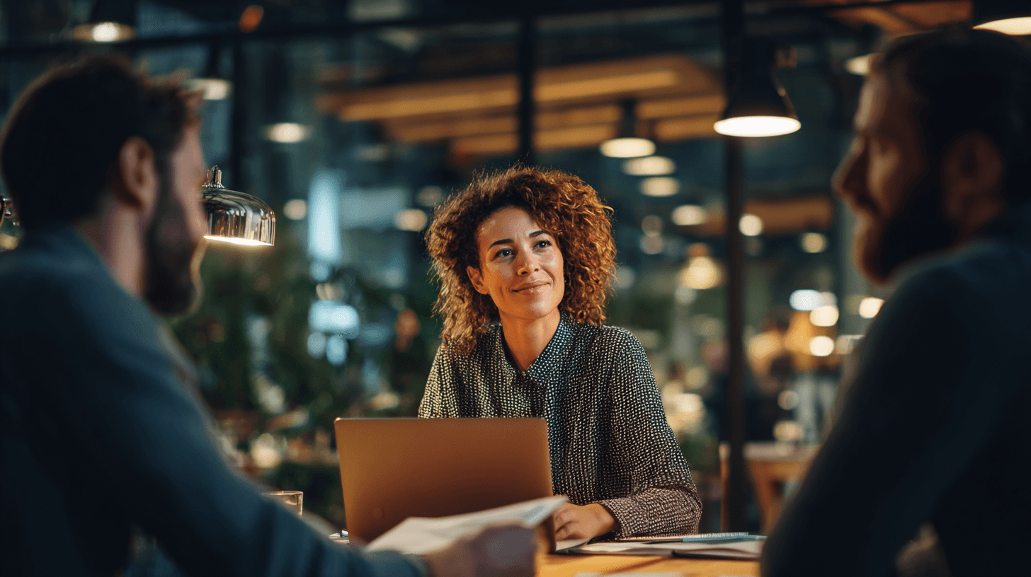 Professionals in werkoverleg over een search solution