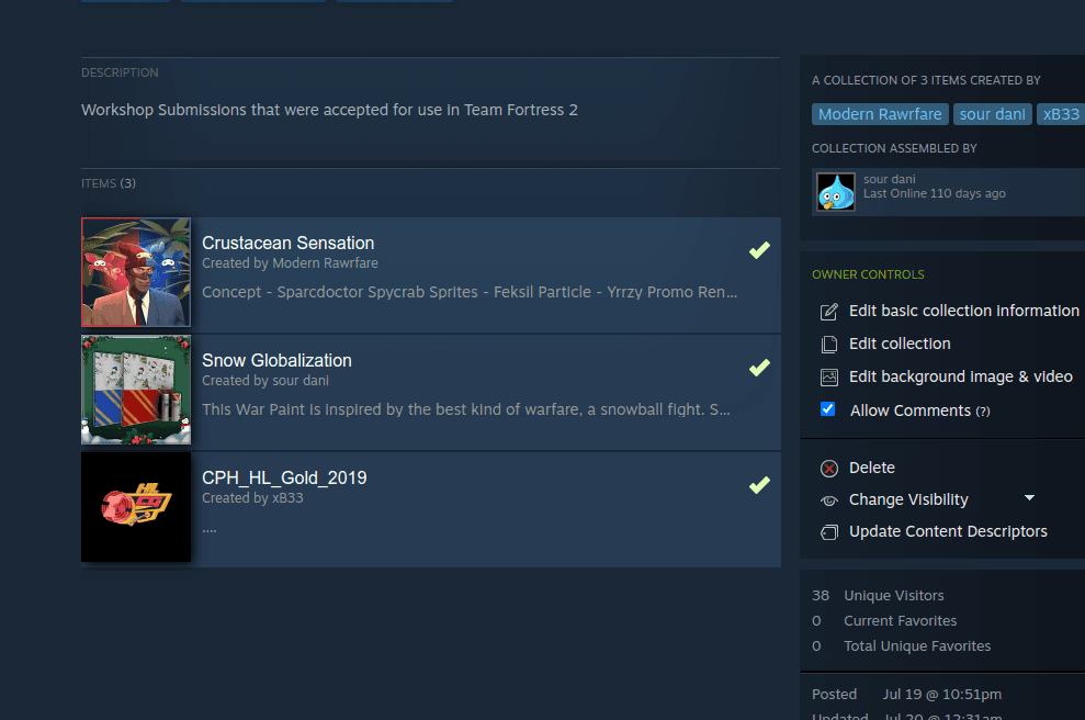 A list of items with green checkmarks next to them