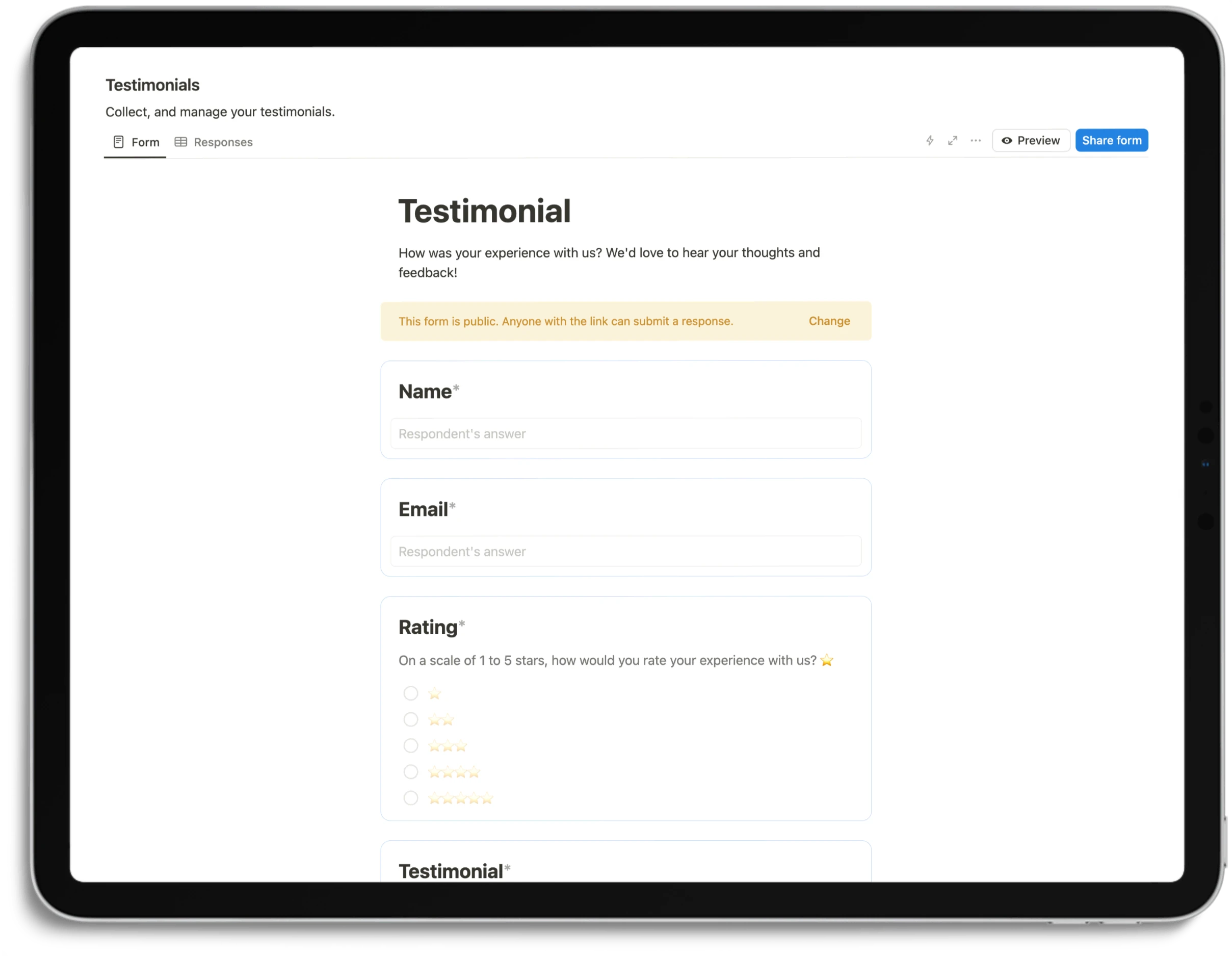 Notion E-Commerce Hub - Feature Testimonial