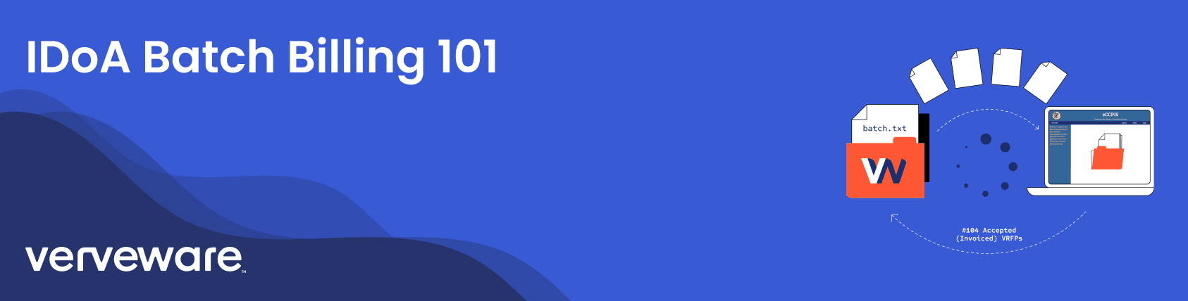 Webinar poster — IDoA VRFP Batch Billing 101